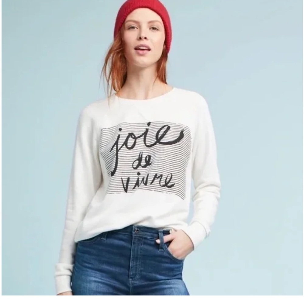 Anthropologie Sol Angeles Sweatshirt JOIE DE VIVE - Small